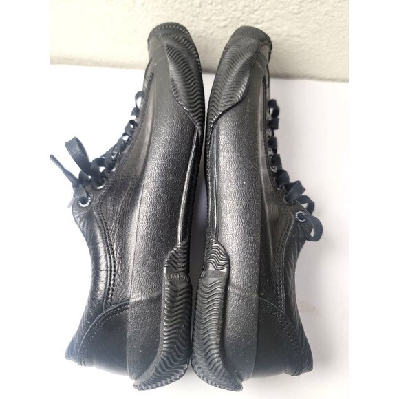 Japan Spingle Move Black Leather Lace Up Sneakers Men's Size S US 7-7.5 - Picture 7 of 12